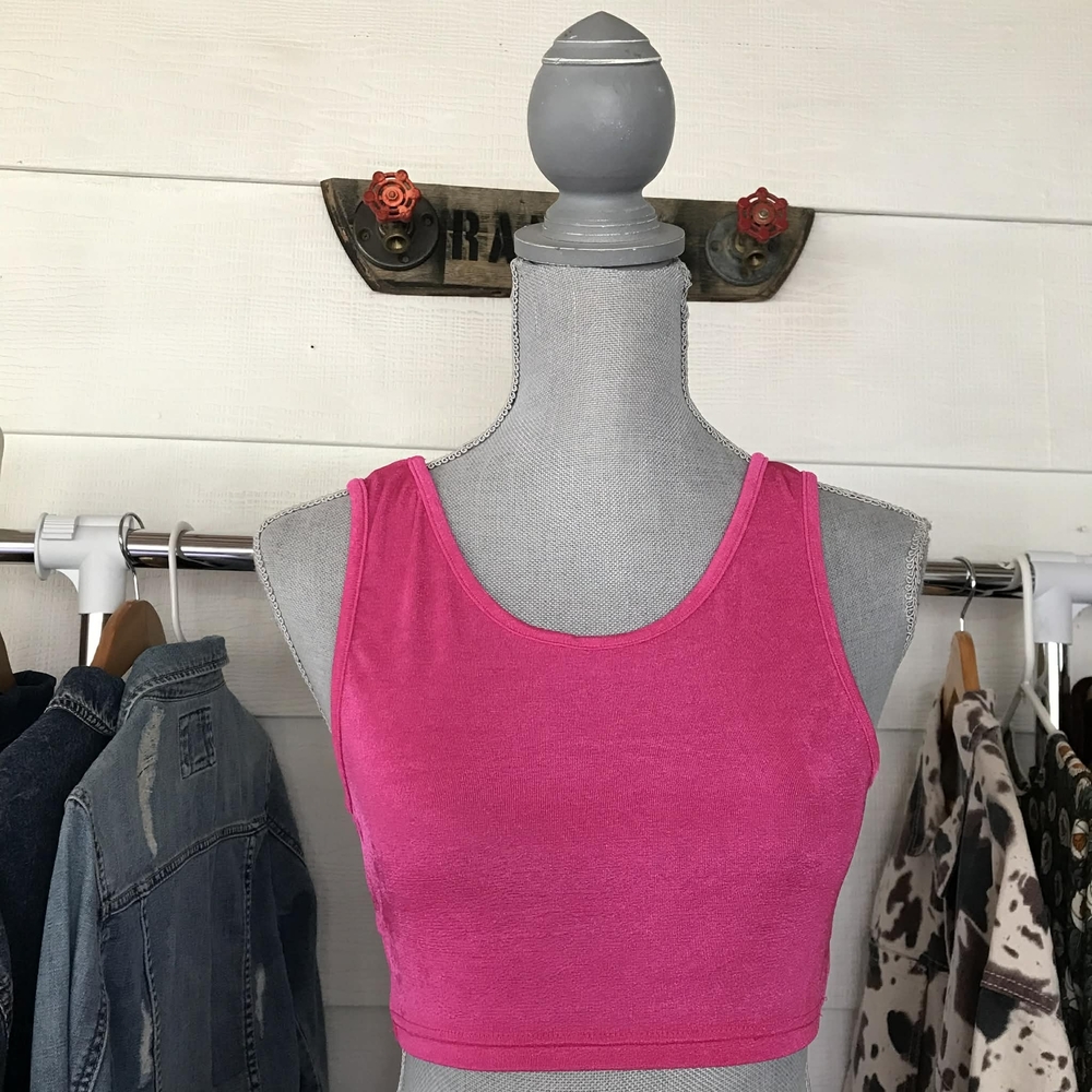 SHEIN Pink Crop Top NWOT Women's Size Small